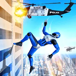 大警察机器人速度英雄城市警察机器人小游戏